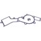 Hitachi 98-97 Infiniti Qx4/98-96 Niss Pathfinder Water Pump, Wup0036 WUP0036 - alternate 4